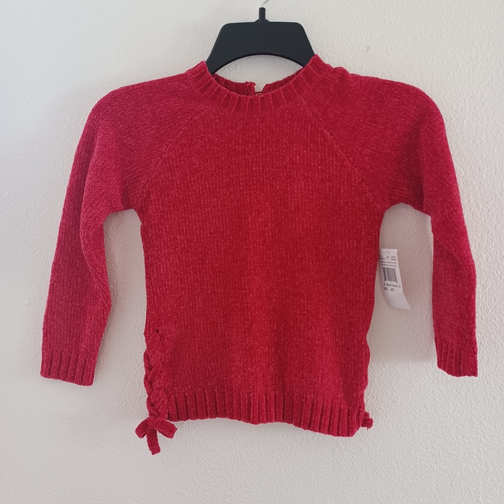 NWT Girls Red  Sweater
